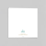 Aquarell-Weihnachtsbäume