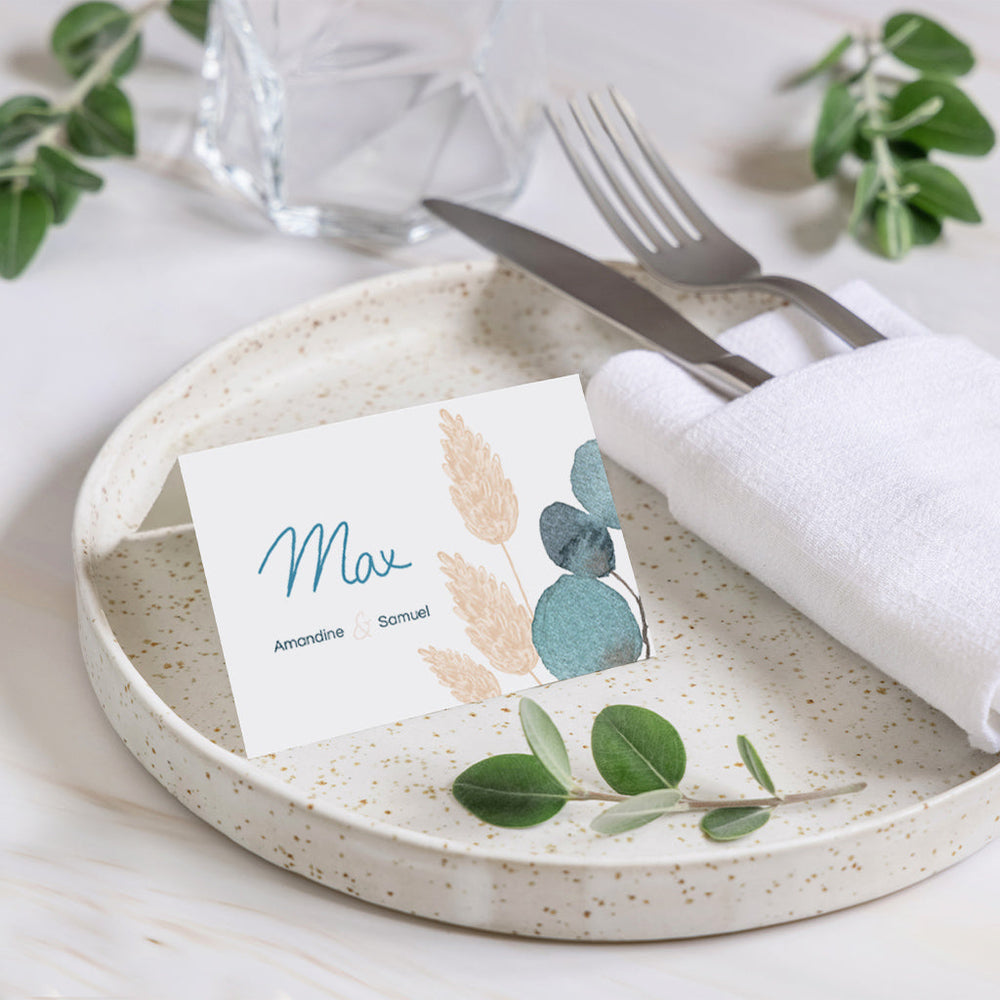 Couronne Eucalyptus et Fleurs Séchées