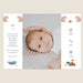 Faire-part naissance thème marin Poésie de l'océan