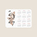 Cartes de Voeux Mairie Calendrier Feuilles cuivrées et lignes