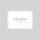 Carte postale élégante