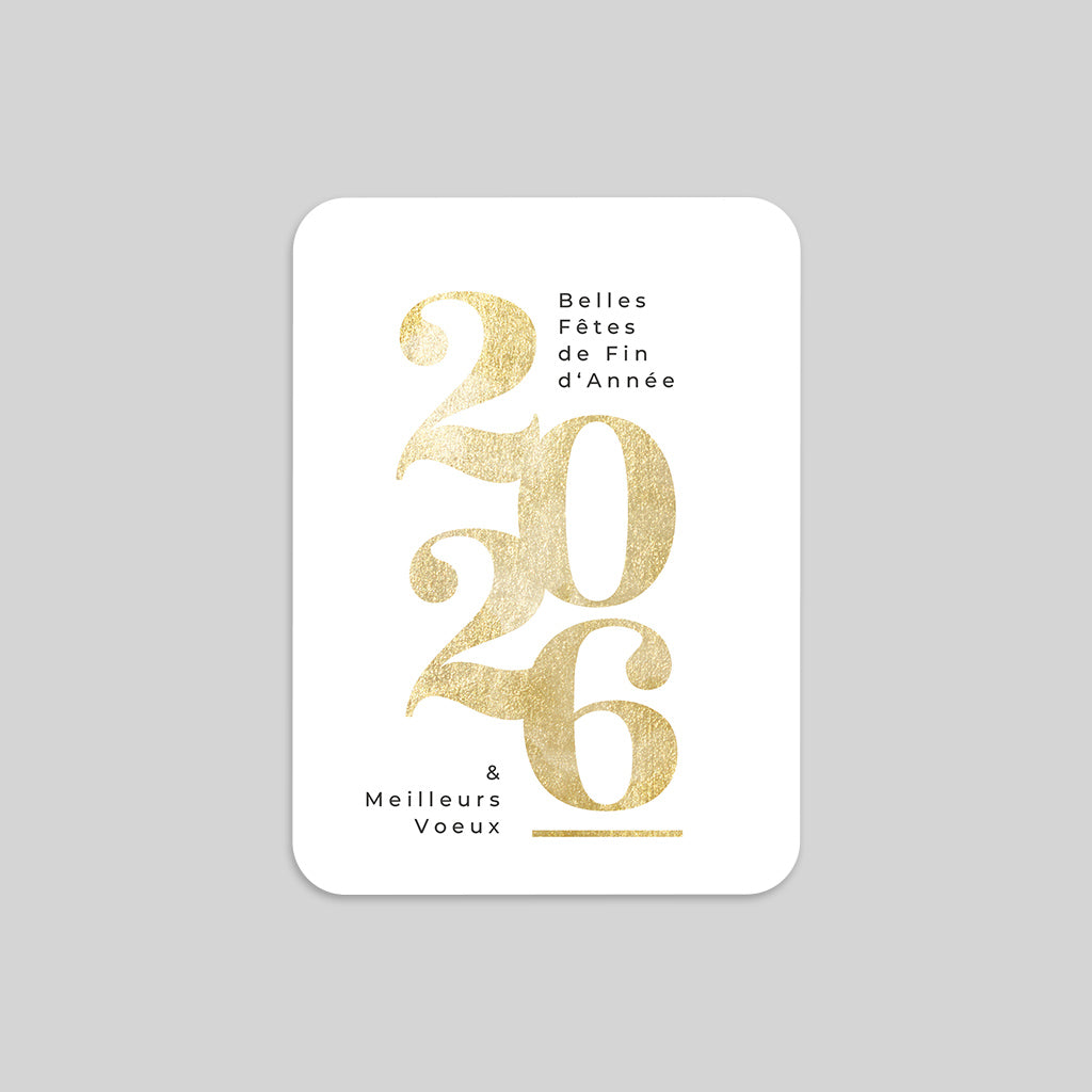 Carte de voeux entreprise 2026