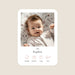Moderne Geburtskarte Lily-Rose