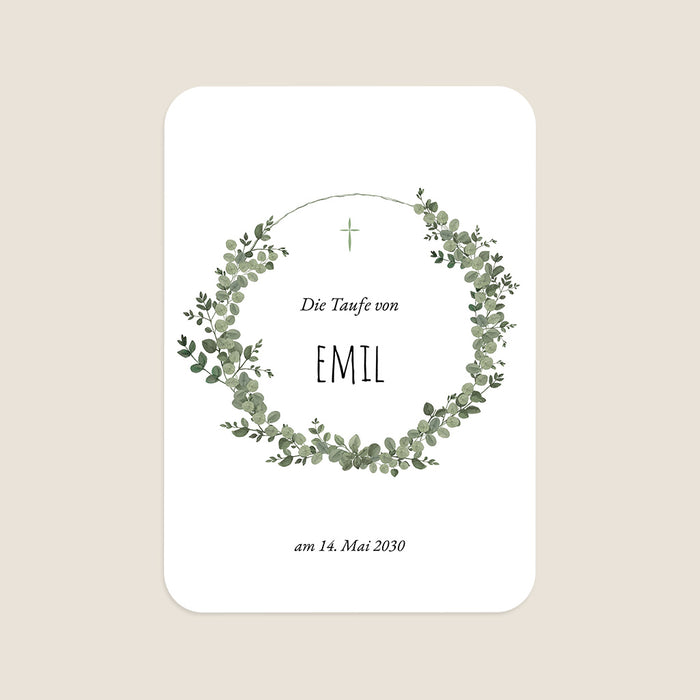 Les iconiques de Planet Cards Eukalyptuskranz und Kreuz