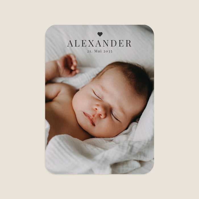 Les iconiques de Planet Cards Minimalistisch und Herz