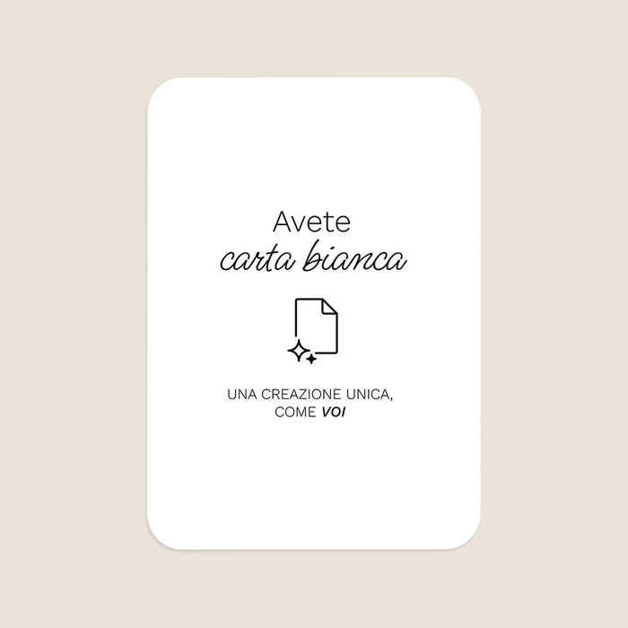 Save the Date  Ritratto bifacciale 12 x 17 cm