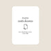 Save the Date  Ritratto bifacciale 12 x 17 cm