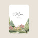 Menu de mariage Jardin anglais