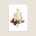 Cartes de Voeux Mairie Pinceau abstrait & aplats graphiques