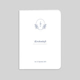 Pflanzen und Monogramm