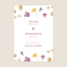 Faire-part mariage Herbier Romantique