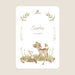 Faire-part naissance nature Animaux de la forêt