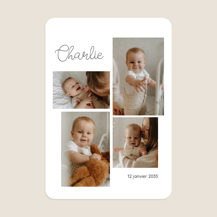 Les iconiques de Planet Cards Multi-Photo et Jolie Typo