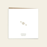 Colombe, fougère et kraft