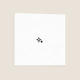 Gefaltetes Quadrat 14 x 14 cm