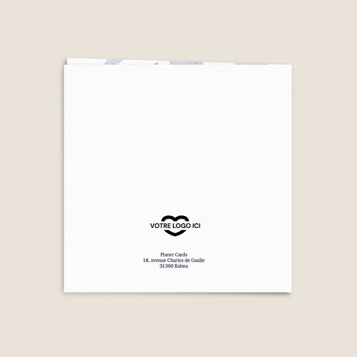 Cartes de Voeux Mairie Givre et Flocons