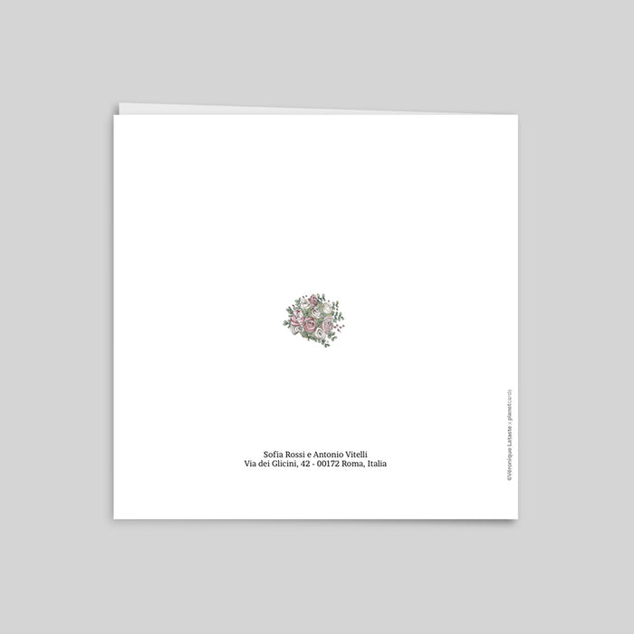 Partecipazioni matrimonio classico Giorno della cerimonia