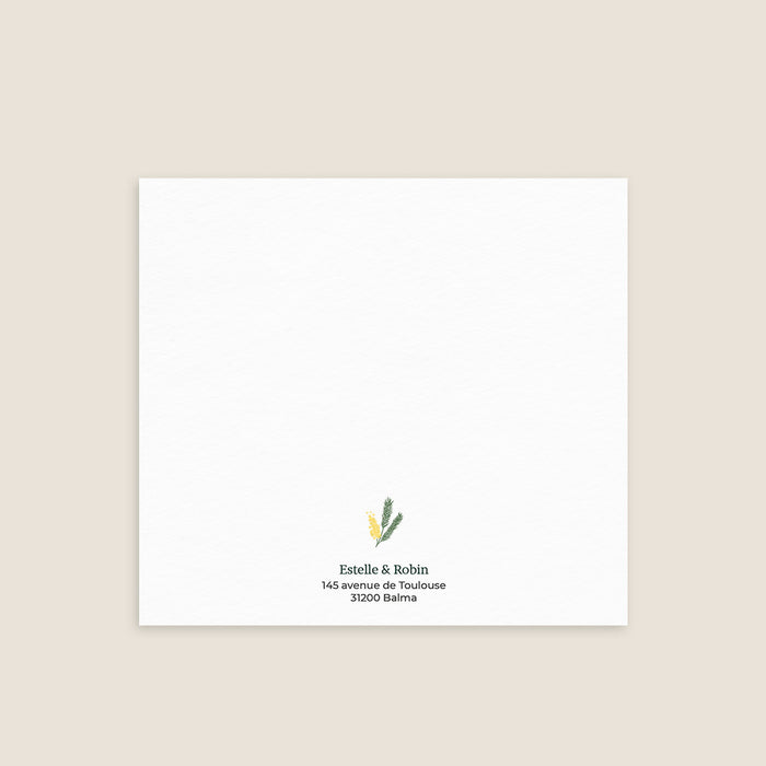 Les iconiques de Planet Cards Branches de Mimosa