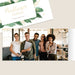 Cartes de Voeux Mairie Branches Sapin et Or