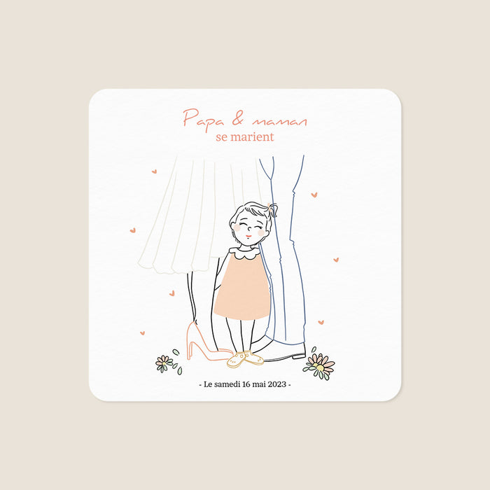 Les iconiques de Planet Cards Petite Fille d'honneur
