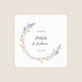 Les iconiques de Planet Cards Couronne de fleurs et aquarelle