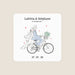 Faire-part mariage romantique Balade à Vélo
