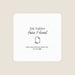 Tischnummern Hochzeit Quadratisch doppelseitig 14 x 14 cm