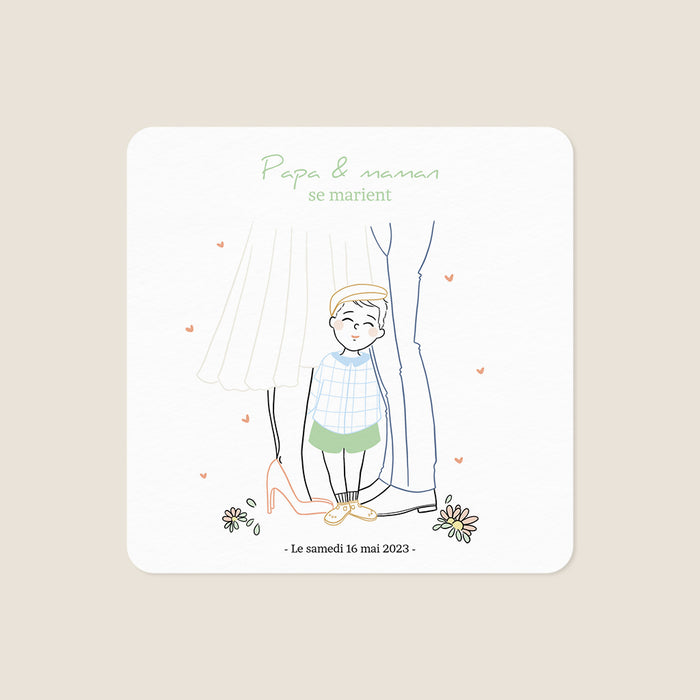 Les iconiques de Planet Cards Petit Garçon d'honneur