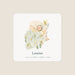 Faire-part naissance vintage Sieste Fleurie