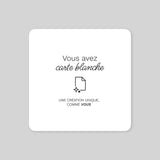 Carré Recto magnétique 14 x 14 cm
