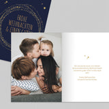 Goldene Weihnachtssterne