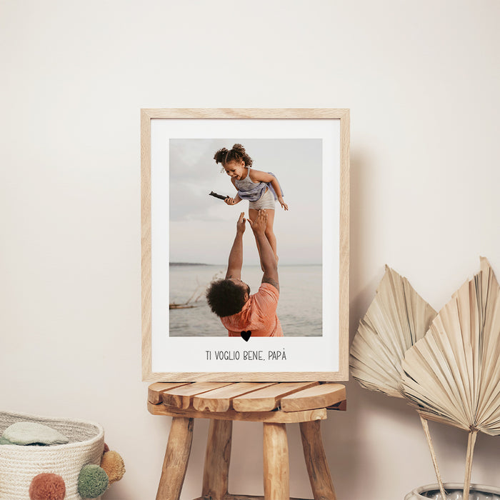 Poster fotografico Ti amo, Papà