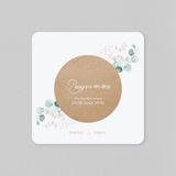 Cercle Bois et Eucalyptus Rose