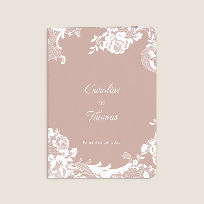 Klassische Hochzeitseinladung Romantische Spitze