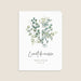 Livret de baptême Croix et Eucalyptus