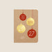 Cartes de Voeux Mairie Boules de Noël et Kraft