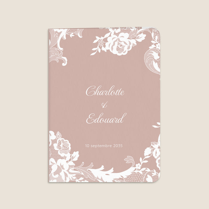 Faire-part mariage classique Dentelle Romantique