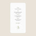 Menu baptême Croix Eucalyptus