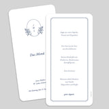 Pflanze und Monogramm