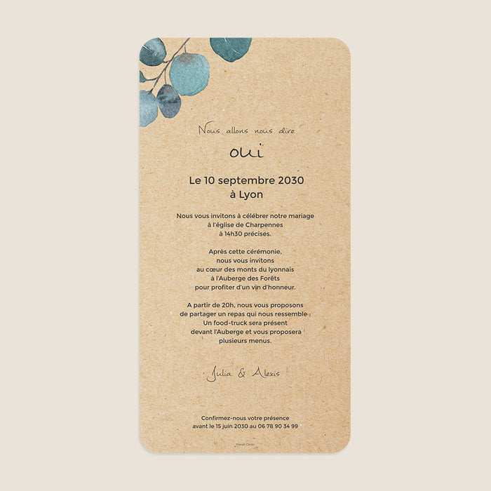 Les iconiques de Planet Cards Végétal eucalyptus et lumière