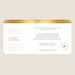 Faire-part mariage voyage Billet Voyage Or