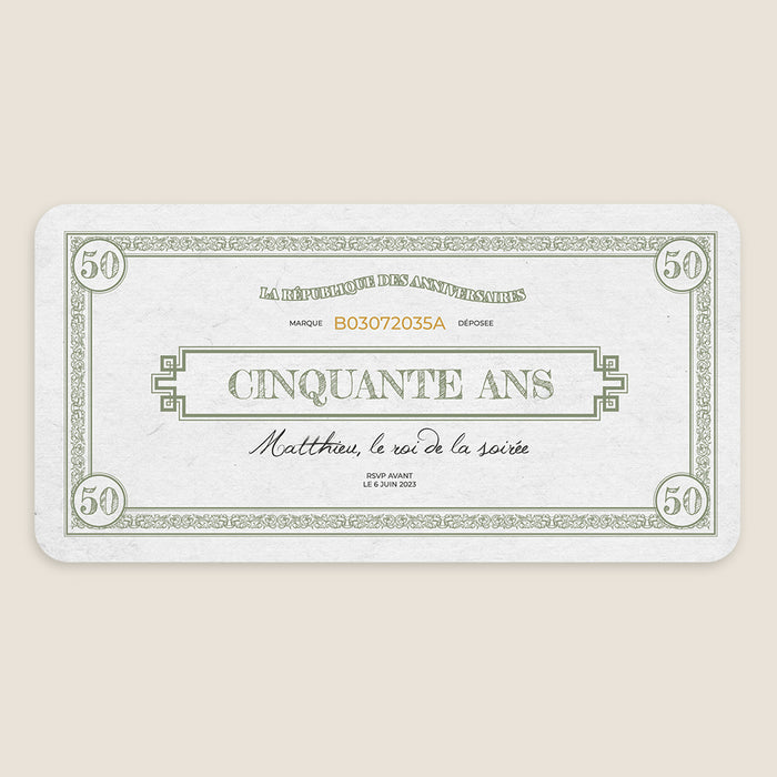 Les iconiques de Planet Cards Le Dollar Américain