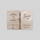 Floral sur bois tendre