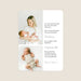 Faire-part naissance pictogramme Jolie Typo et Pictos