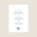 Menu de mariage Rayures et citrons