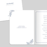 Pflanzen und Monogramm