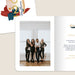 Cartes de Voeux Mairie Pinceau abstrait & aplats graphiques