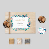 Blumiges Holz