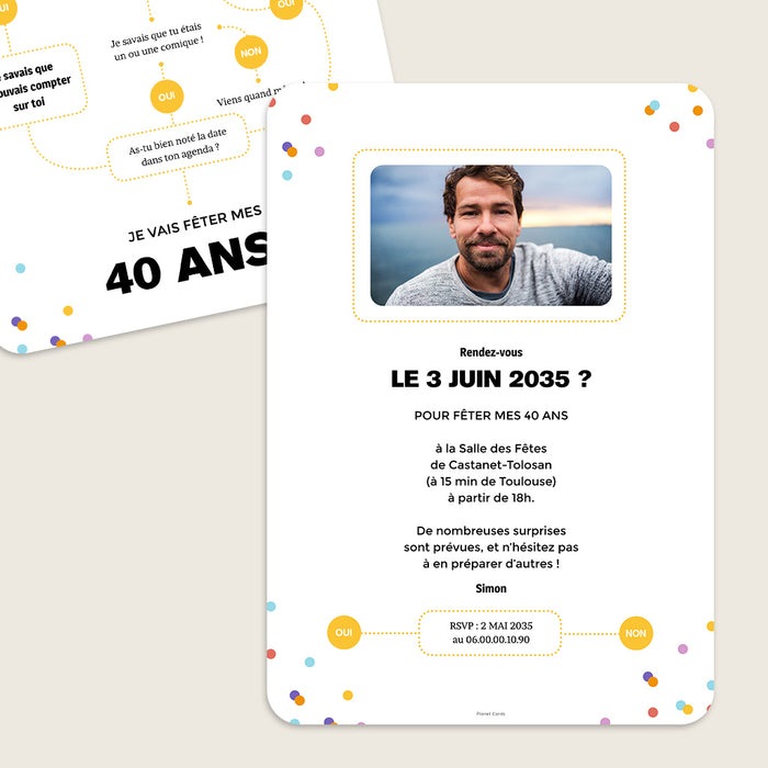 Les iconiques de Planet Cards Le Logigramme d'Anniversaire