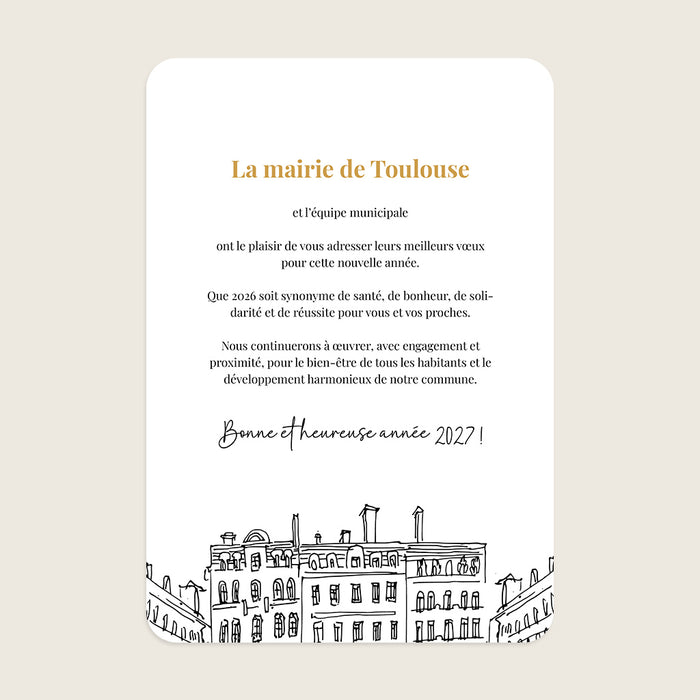 Cartes de Voeux Mairie Le Mot de la Mairie